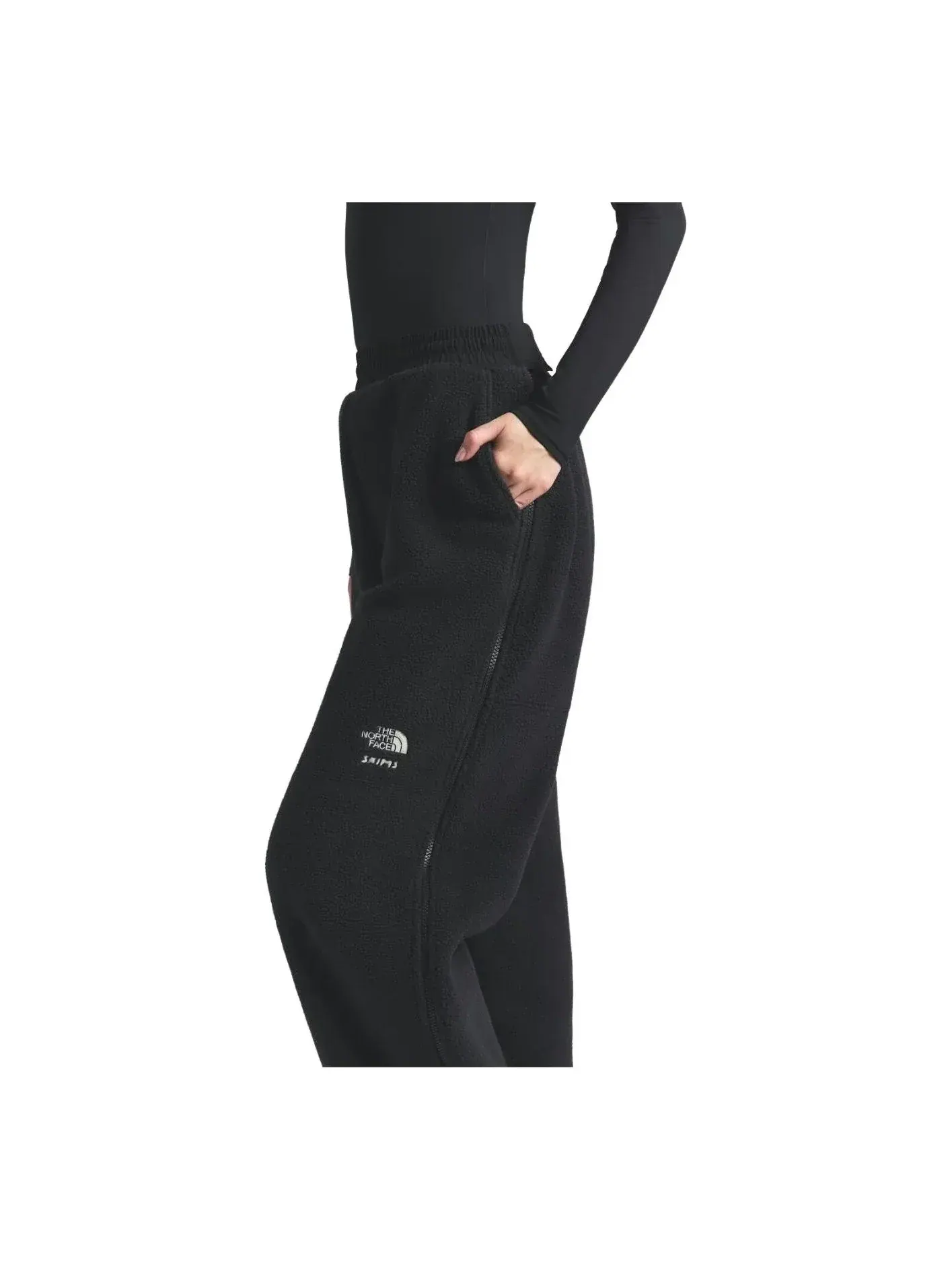 Штаны The North Face x SKIMS FW25 1995 Denali Fleece Straight Leg Pant 'Onyx' — изображение 4 из 4, черный