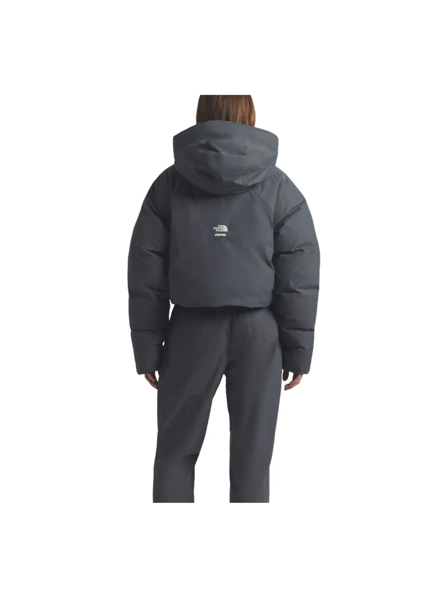 (WMNS) Утепленная куртка The North Face x SKIMS FW25, цвет «оружейная сталь» — изображение 3 из 3