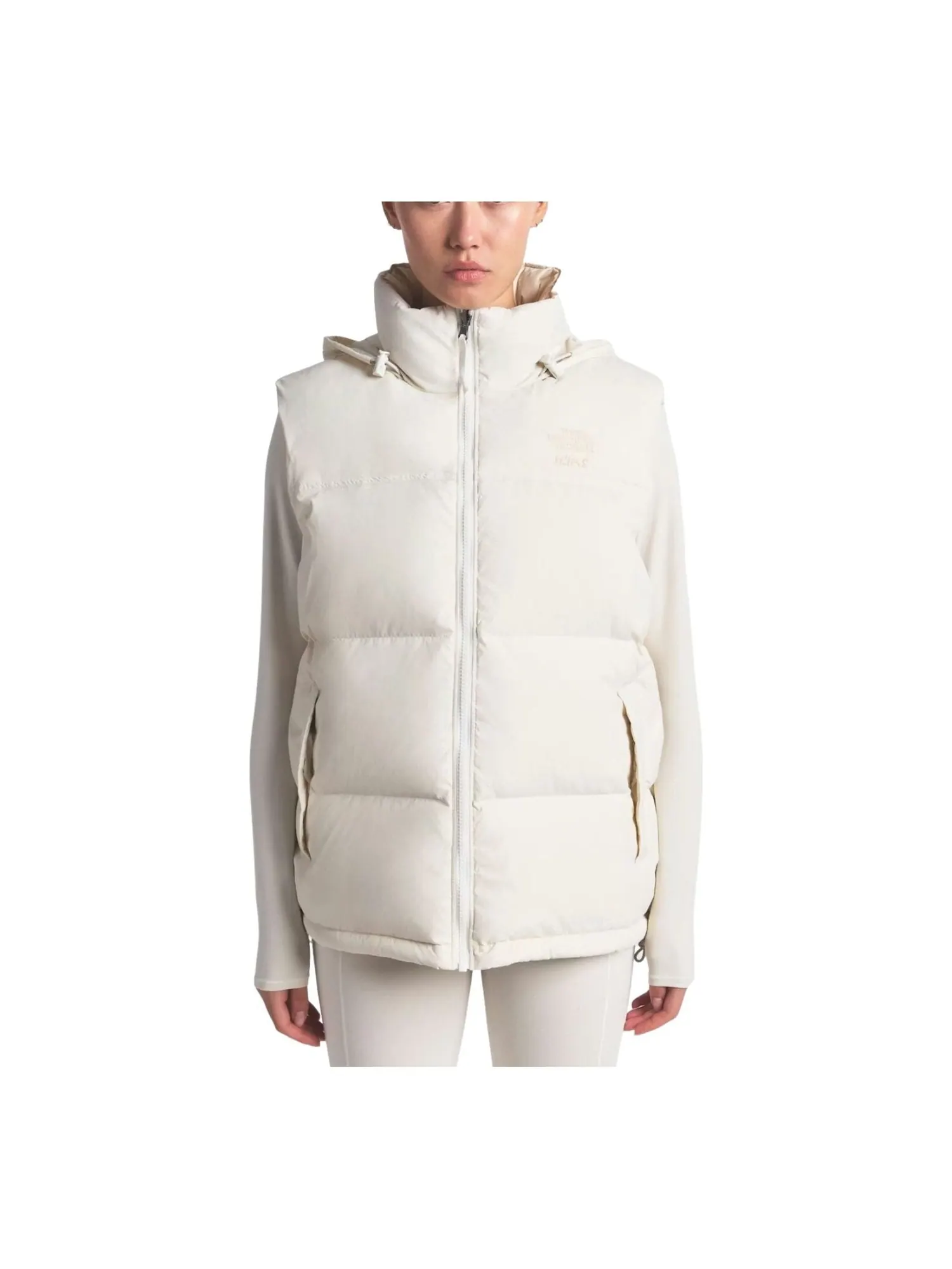 Жилет The North Face x SKIMS FW25 1996 Nuptse 'Bone' — изображение 2 из 3, кость