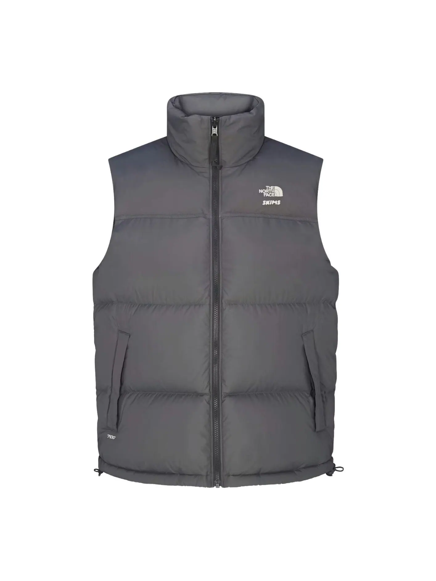 Жилет The North Face x SKIMS FW25 1996 Nuptse 'Gunmetal' — изображение 1 из 3, серый