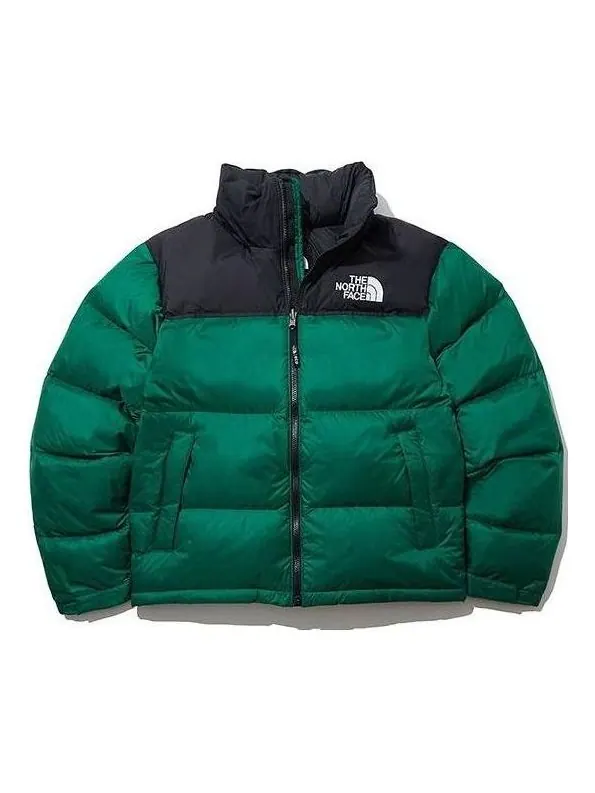 Куртка retro nuptse puffer jacket 'green' The North Face — изображение 1 из 3, зеленый