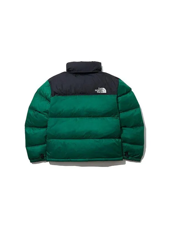 Куртка retro nuptse puffer jacket 'green' The North Face — изображение 2 из 3, зеленый