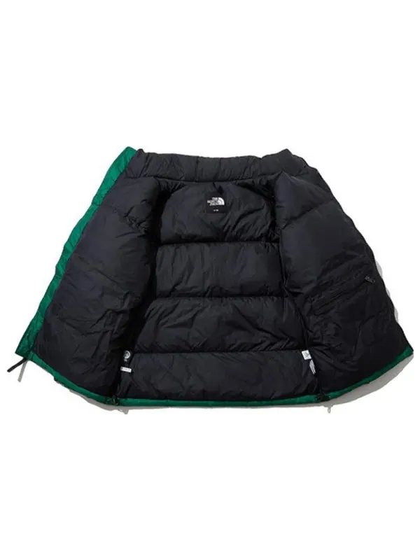 Куртка retro nuptse puffer jacket 'green' The North Face — изображение 3 из 3, зеленый