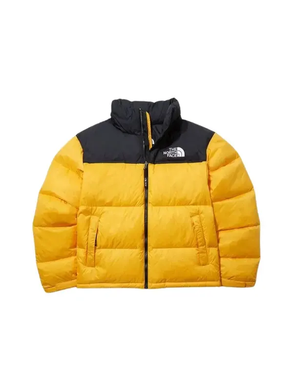 Куртка The North Face 1996 Eco Nuptse Jacket Asia Sizing 'Yellow' — изображение 1 из 1, черный/желтый
