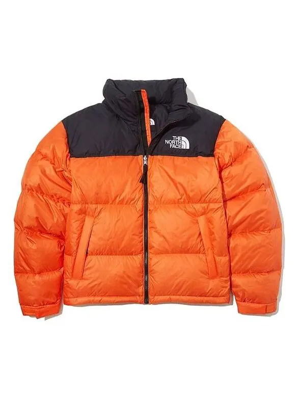 Куртка The North Face 1996 Eco Nuptse Jacket Asia Sizing 'Orange' — изображение 1 из 3, оранжевый/черный