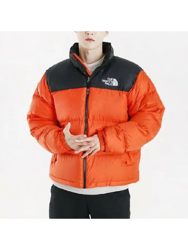 Куртка The North Face 1996 Eco Nuptse Jacket Asia Sizing 'Orange' — изображение 3 из 3, оранжевый/черный