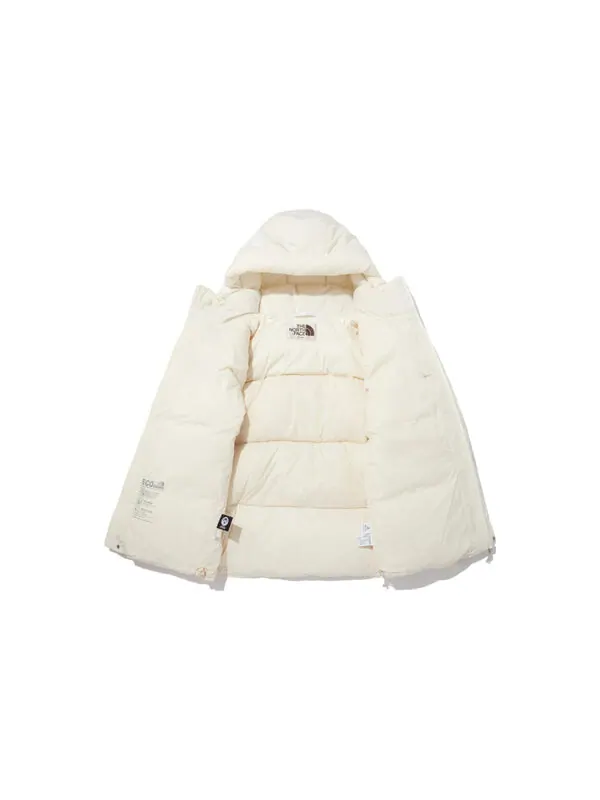 Куртка logo puffer jacket 'white' The North Face — изображение 4 из 4, белый