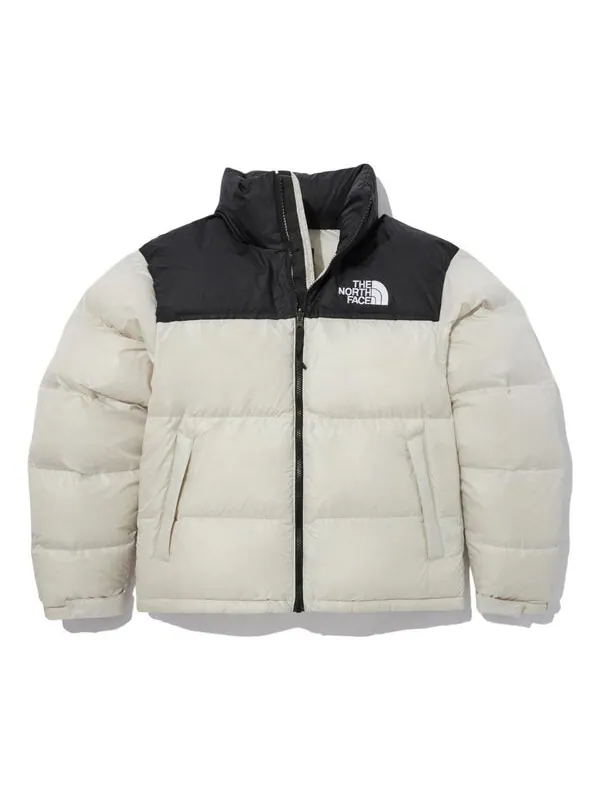 Куртка fw22 logo nuptse puffer jacket 'beige' The North Face — изображение 1 из 2, бежевый