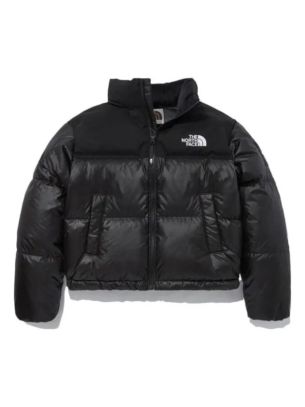 Куртка (WMNS) The North Face White Label Novelty Nuptse Down Jacket Asia Sizing 'Matte Black' — изображение 1 из 3, черный