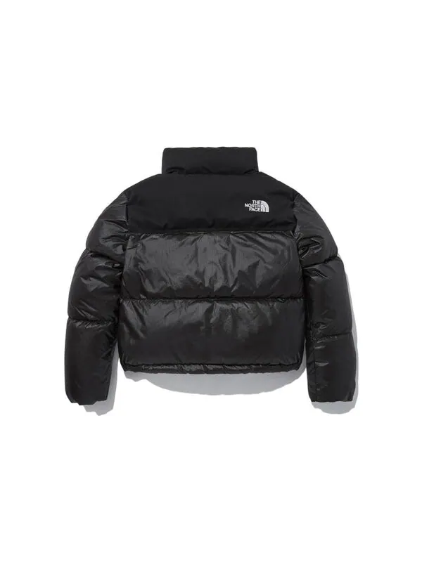 Куртка (WMNS) The North Face White Label Novelty Nuptse Down Jacket Asia Sizing 'Matte Black' — изображение 2 из 3, черный