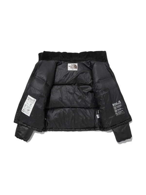 Куртка (WMNS) The North Face White Label Novelty Nuptse Down Jacket Asia Sizing 'Matte Black' — изображение 3 из 3, черный