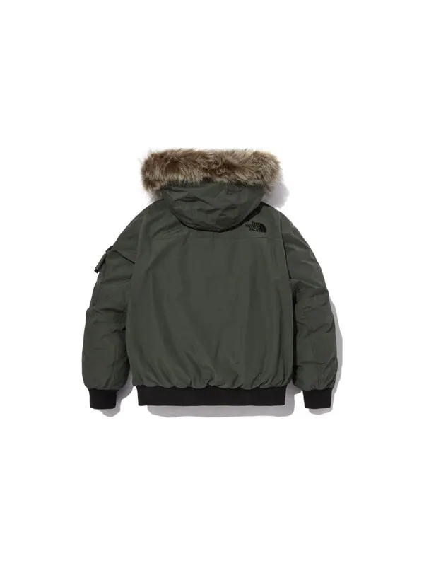 Куртка logo polar air down bomber jacket 'olivegreen' The North Face — изображение 3 из 3, оливковый зеленый