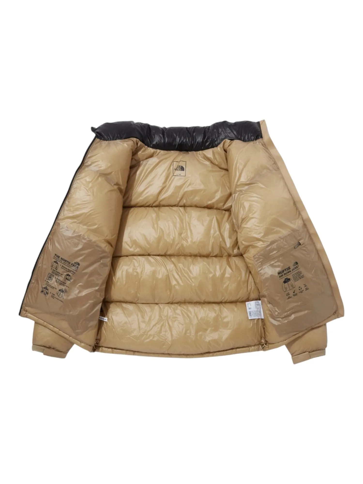 Куртка The North Face Novelty Nuptse Air RDS Down Jacket Asia Sizing 'Light Beige' — изображение 3 из 4, бежевый