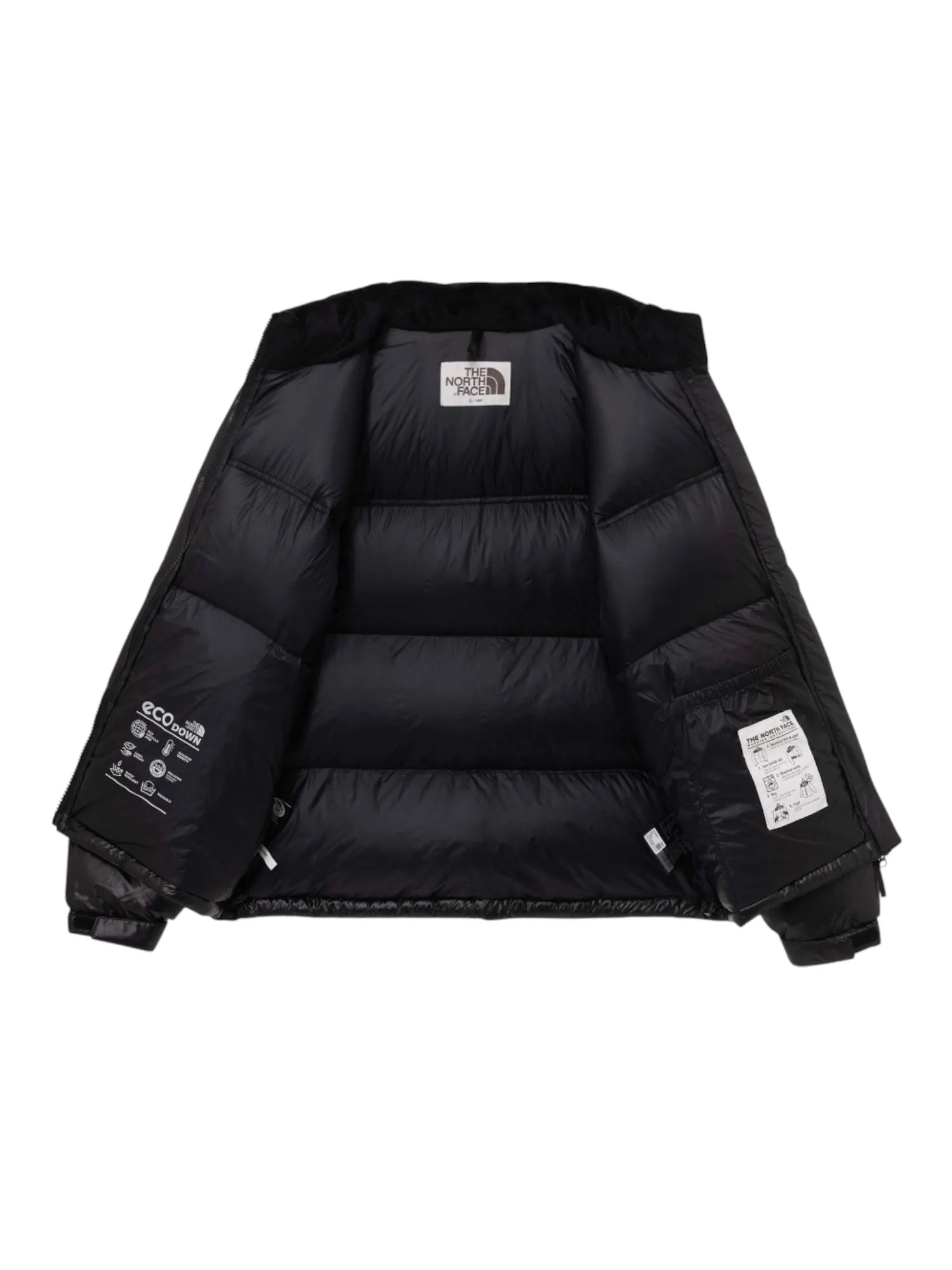 Пуховая куртка The North Face Novelty Nuptse RDS, азиатский размер — изображение 3 из 3, черный