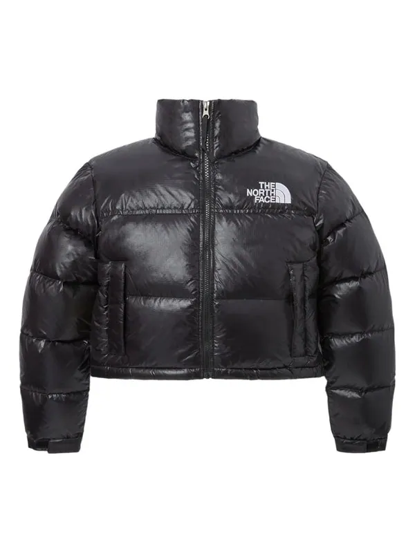 Куртка nuptse short jacket 'black' The North Face — изображение 1 из 4, черный