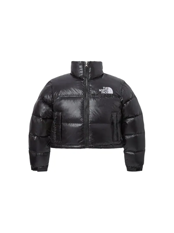 Куртка nuptse short jacket 'black' The North Face — изображение 2 из 4, черный