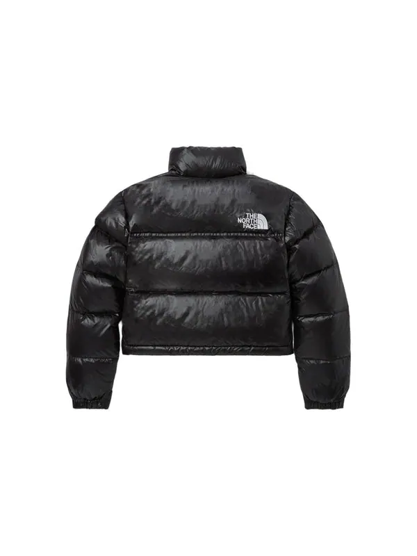 Куртка nuptse short jacket 'black' The North Face — изображение 3 из 4, черный