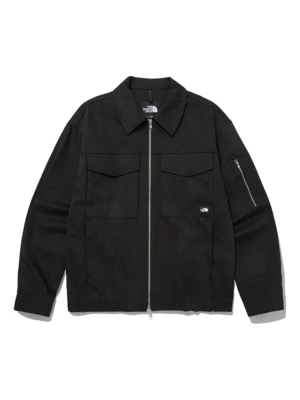 Куртка all-round collar bomber jacket 'black' The North Face — изображение 1 из 3, черный