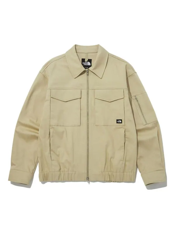 Куртка all-round collar bomber jacket 'beige' The North Face — изображение 1 из 3, бежевый