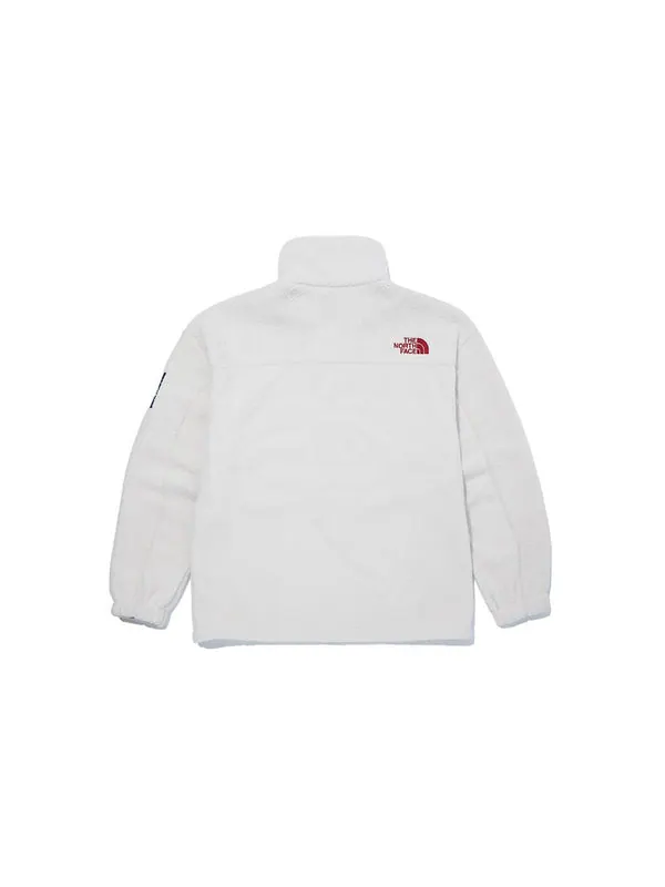 Куртка steep fleece jacket 'white' The North Face — изображение 2 из 4, белый
