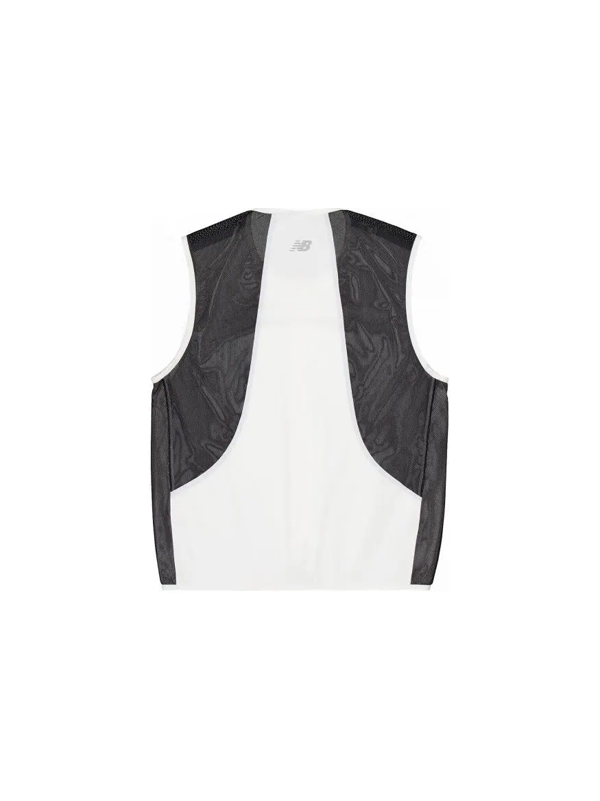 Жилет New Balance Vest With Mesh Pocket 'White' — изображение 2 из 2, белый