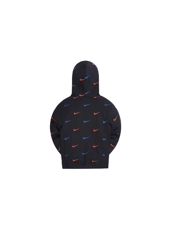 Толстовка x nike new york knicks aop hoodie 'black' Kith — изображение 2 из 4, черный