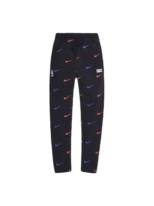 Брюки x nike new york knicks aop fleece pant 'black' Kith — 1