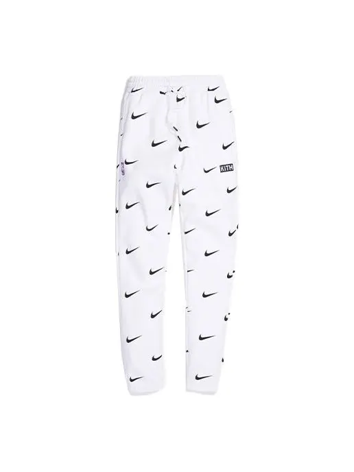 Брюки x nike for new york knicks aop fleece pant 'white' Kith — 1
