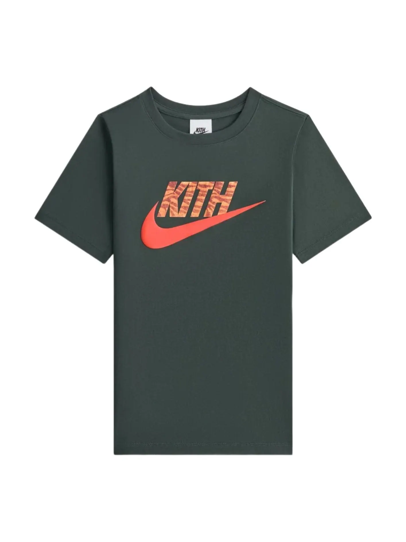 (P.S.) Футболка KITH x Nike Tiger 'Black Spruce' — изображение 1 из 2, черный