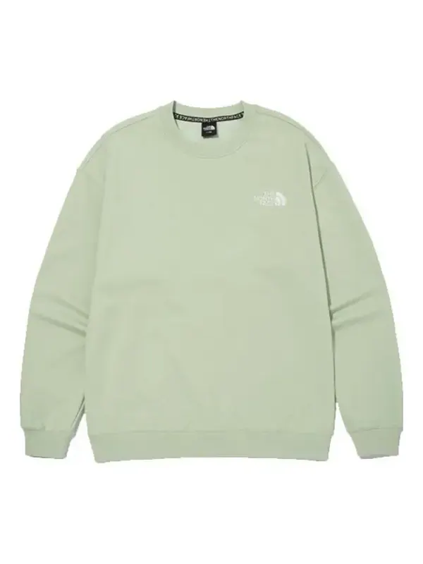 Свитер essential ex sweatshirt 'green' The North Face — изображение 1 из 2, зеленый