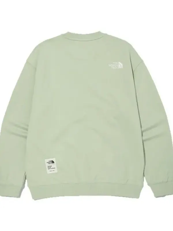 Свитер essential ex sweatshirt 'green' The North Face — изображение 2 из 2, зеленый