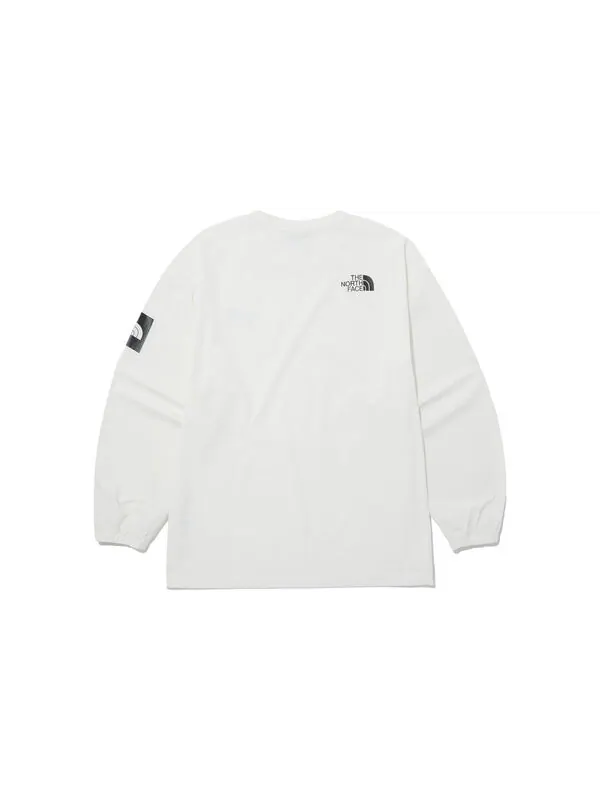 Футболка white label long sleeve t-shirt 'white' The North Face — изображение 3 из 3, белый