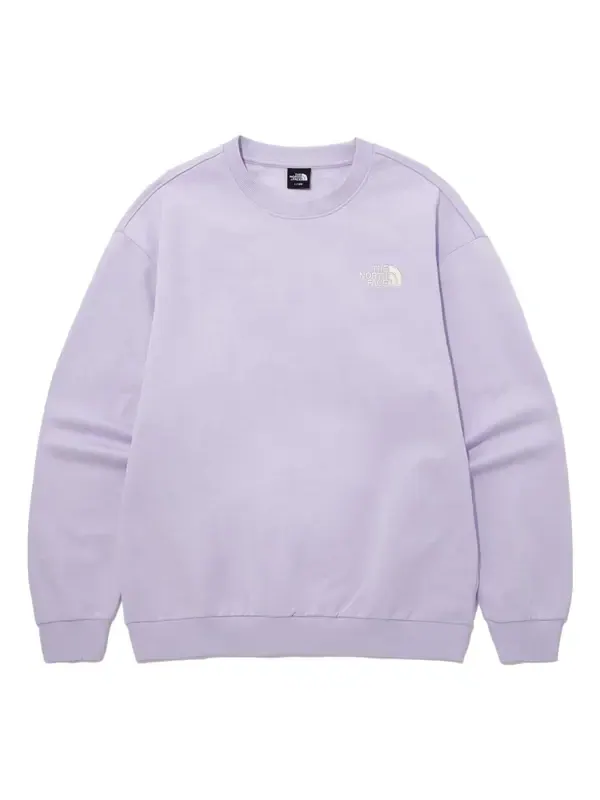 Свитер cotton essential sweatshirt 'purple' The North Face — изображение 1 из 3, фиолетовый