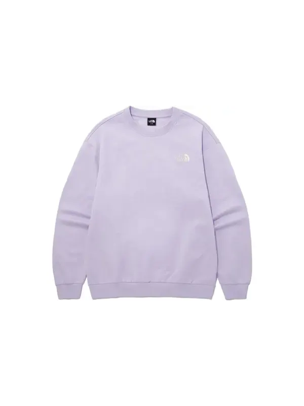 Свитер cotton essential sweatshirt 'purple' The North Face — изображение 2 из 3, фиолетовый