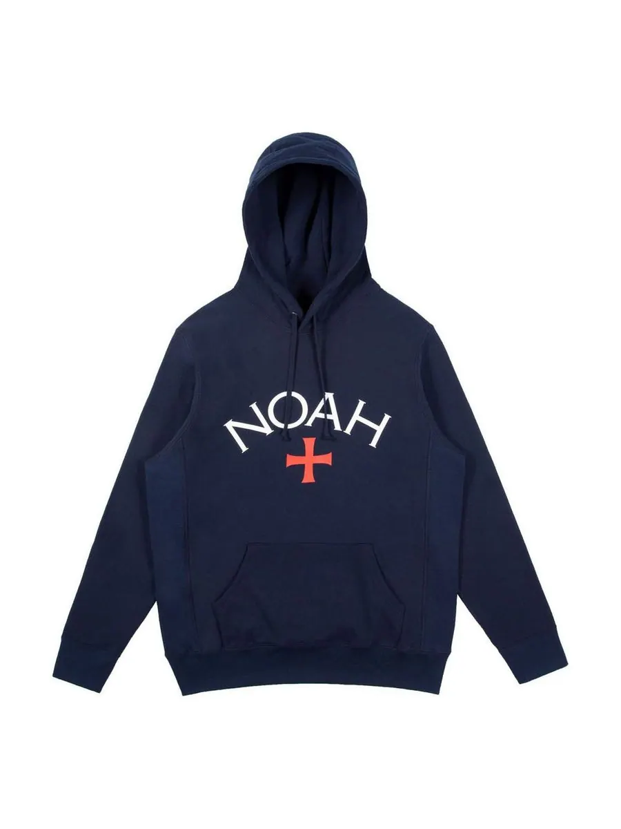Худи NOAH Core Logo Hoodie 'Navy' — изображение 1 из 1, темно-синий