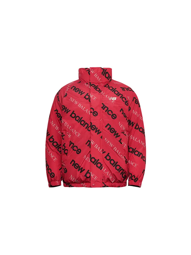 Пальто New Balance Reversible Puffer Coat 'Black Red' — изображение 3 из 4, черный
