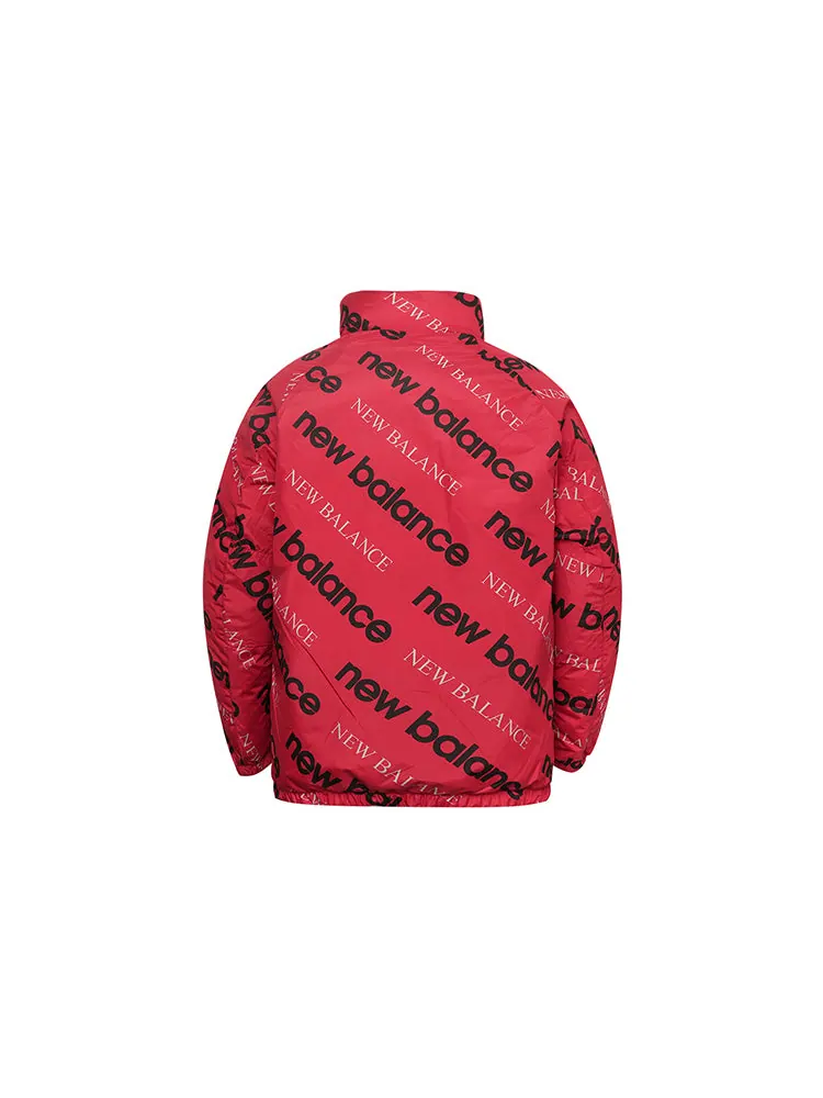 Пальто New Balance Reversible Puffer Coat 'Black Red' — изображение 4 из 4, черный