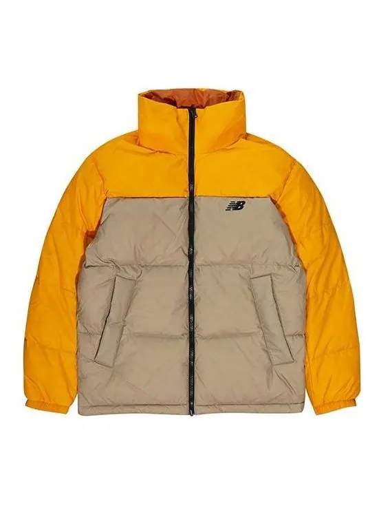 Куртка New Balance Classic Reversible Puffer Jacket 'Orange Brown' — изображение 1 из 8, оранжевый