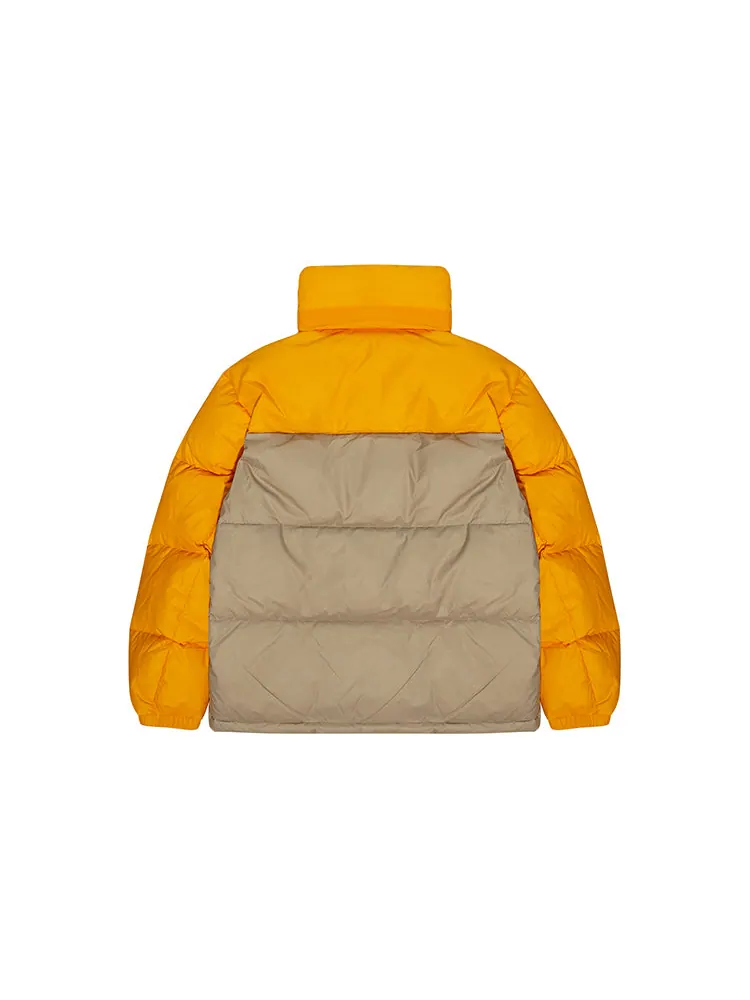 Куртка New Balance Classic Reversible Puffer Jacket 'Orange Brown' — изображение 2 из 8, оранжевый