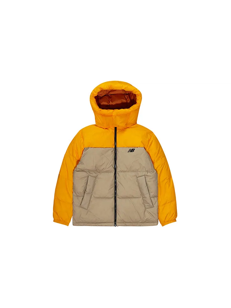 Куртка New Balance Classic Reversible Puffer Jacket 'Orange Brown' — изображение 5 из 8, оранжевый