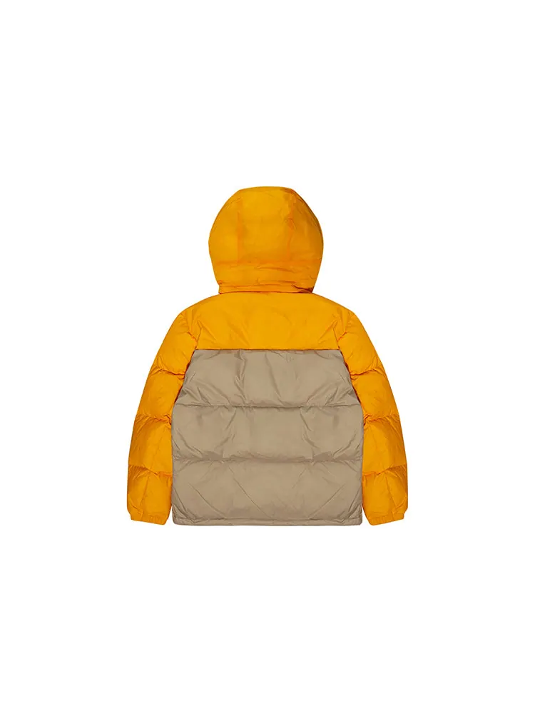 Куртка New Balance Classic Reversible Puffer Jacket 'Orange Brown' — изображение 6 из 8, оранжевый