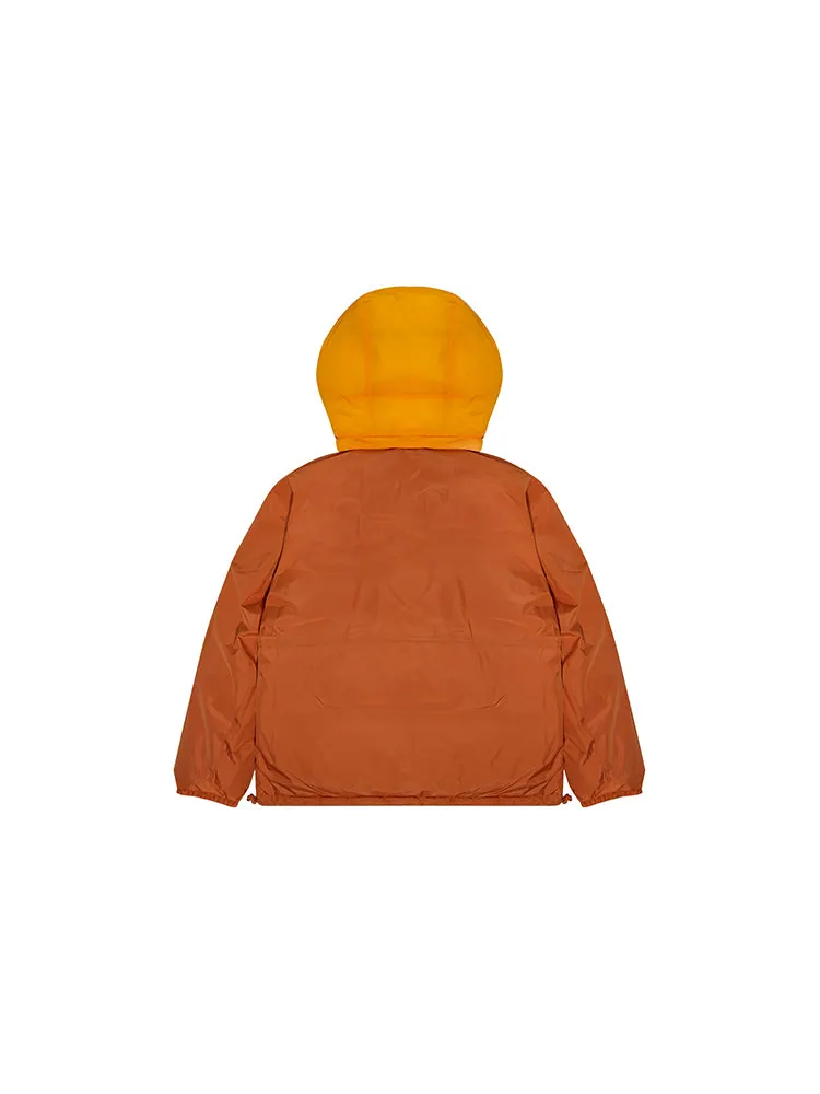 Куртка New Balance Classic Reversible Puffer Jacket 'Orange Brown' — изображение 8 из 8, оранжевый