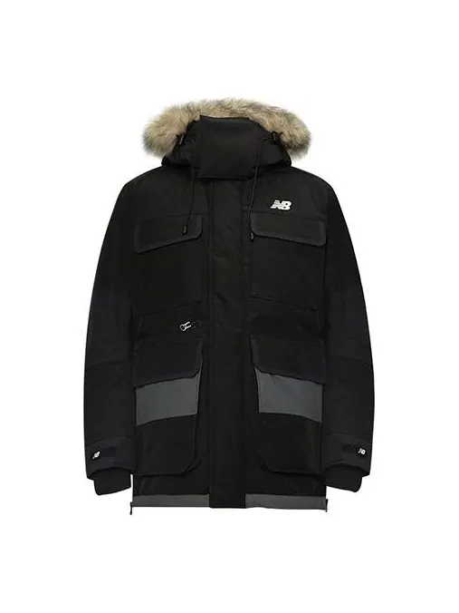 Куртка New Balance Lifestyle Cargo Parka Jacket 'Black'