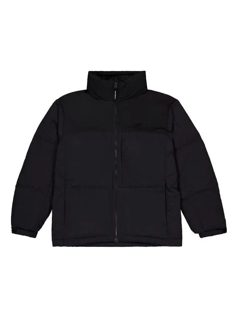 Куртка New Balance Winter Puffer Coat 'Black' — изображение 1 из 2, черный