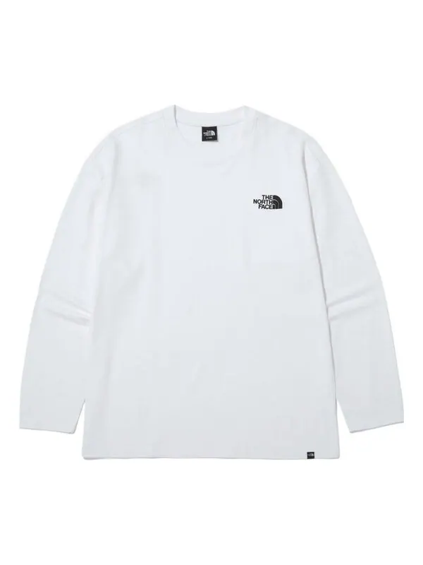 Футболка long sleeve t-shirt 'white' The North Face — изображение 1 из 3, белый