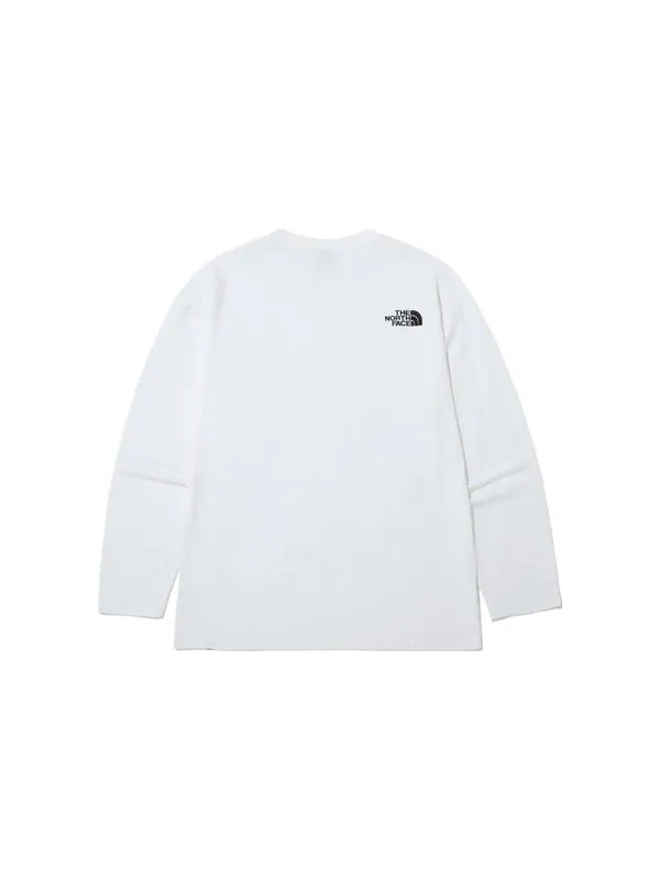 Футболка long sleeve t-shirt 'white' The North Face — изображение 3 из 3, белый
