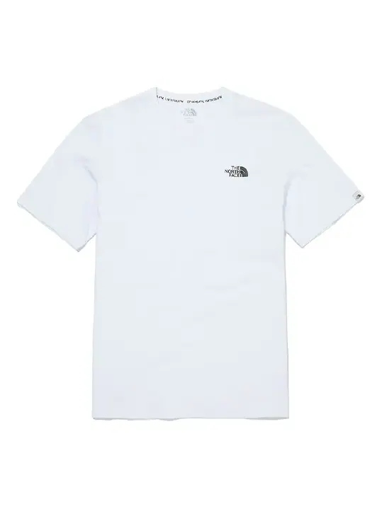 Футболка logo-print cotton t-shirt 'white' The North Face — изображение 1 из 4, белый