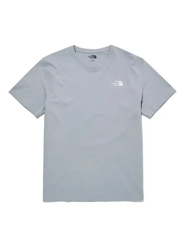 Футболка tnf basic cotton t-shirt 'grey' The North Face — изображение 1 из 2, серый