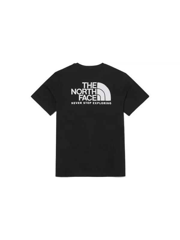 Футболка tnf logo ex t-shirt 'black' The North Face — изображение 2 из 3, черный