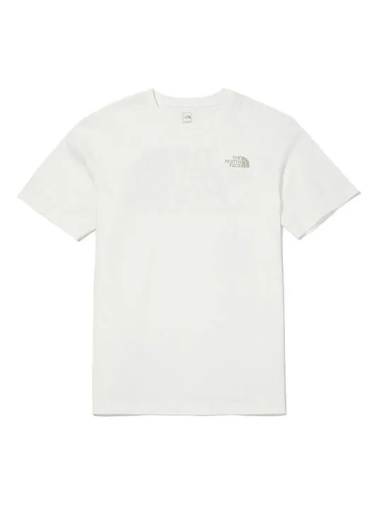 Футболка cotton logo t-shirt 'white' The North Face — изображение 1 из 2, белый